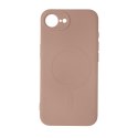 Nakładka Simple Color Mag do iPhone 16e / 17e różowa