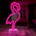 Neon na podstawce LED FLAMING różowy USB-C FSC-11 Forever Light