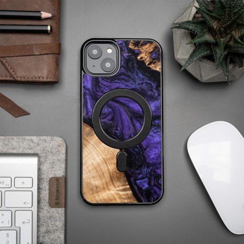 Bewood nakładka Unique do iPhone 15 Plus 6,7" Violet z MagSafe