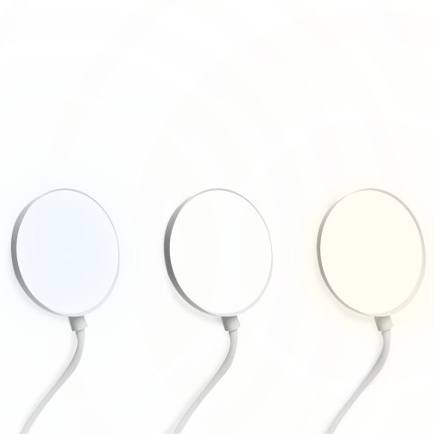 Lampka biurkowa LED bezprzewodowa 6W, 3000/4500/6000K, dotykowa, 3000mAh, biała, LTC