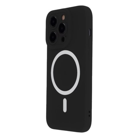 Nakładka Silicon Soft Mag iPhone 16 czarna