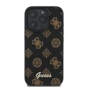 Guess nakładka do iPhone 16 Pro Max 6,9" GUHMP16XPGPYSK czarna hardcase Peony Script MagSafe