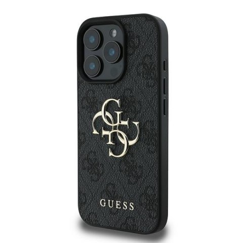Guess nakładka 4G Big Logo do iPhone 16 Pro 6,3" GUHCP16L4GMGGR czarna
