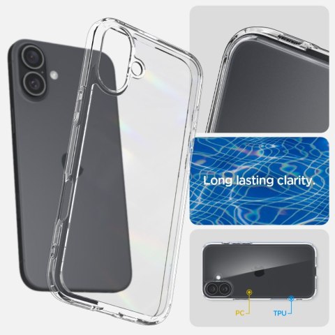 Spigen nakładka Ultra Hybrid do iPhone 16 6,1" przezroczysta