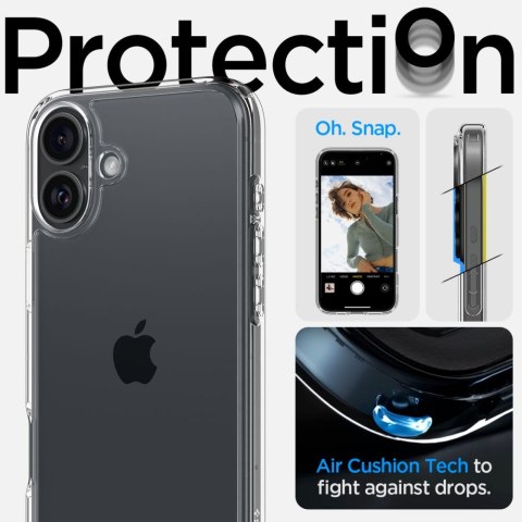 Spigen nakładka Ultra Hybrid do iPhone 16 6,1" przezroczysta