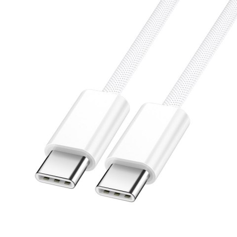 BWOO kabel USB-C - USB-C 2m 60W biały