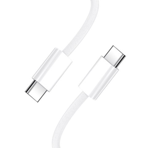 BWOO kabel USB-C - USB-C 2m 60W biały