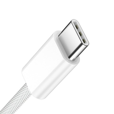 BWOO kabel USB-C - USB-C 2m 60W biały