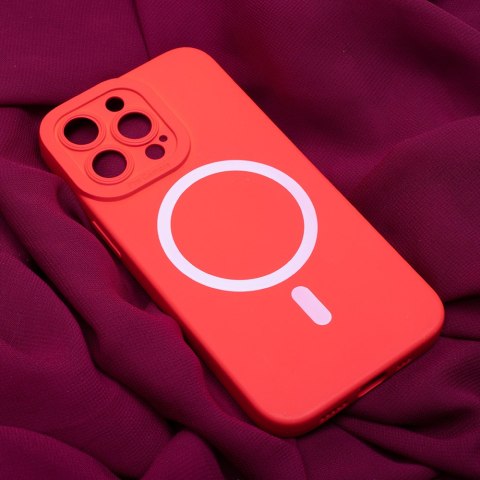 Nakładka Silicon Mag do iPhone 16 Plus 6,7" czerwona