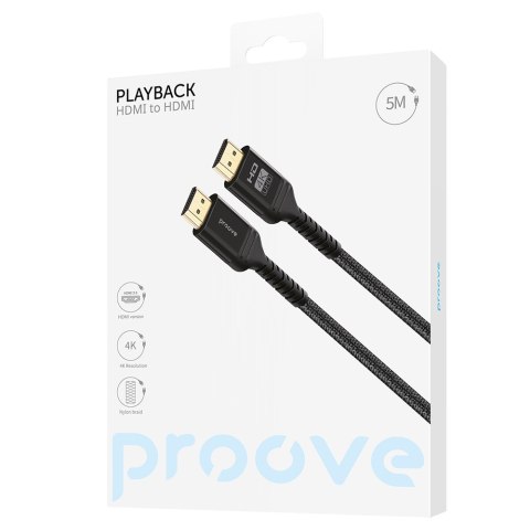Proove kabel PlayBack HDMI - HDMI 5m czarny