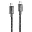 Proove kabel Spectral USB-C - USB-C 1m 3A szary