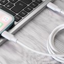 Proove kabel Striped Silicone USB-C - Lightning 1m 3A biały