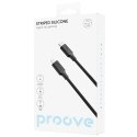 Proove kabel Striped Silicone USB-C - Lightning 1m 3A czarny