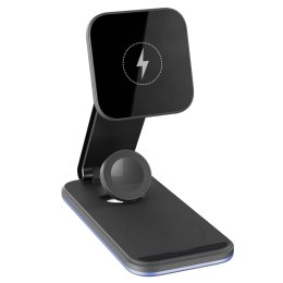 Ładowarka bezprzewodowa Proove Energy Fold 3w1 czarna 15W