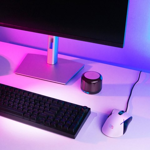 Mysz gamingowa Proove Defiant 7200DPI LED USB biała