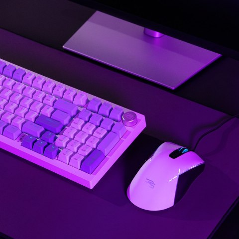 Mysz gamingowa Proove Defiant 7200DPI LED USB biała
