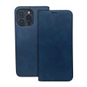 Etui Smart Suede do Samsung Galaxy A16 4G / A16 5G granatowe