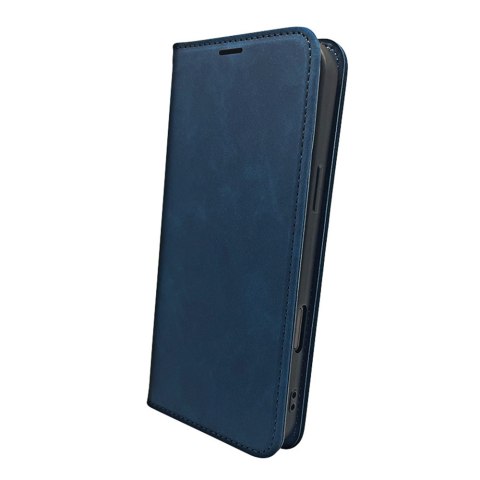 Etui Smart Suede do Samsung Galaxy A16 4G / A16 5G granatowe