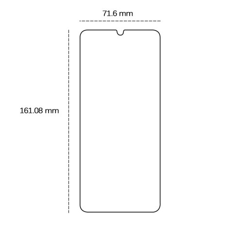 Szkło hartowane 2,5D do Samsung Galaxy A06s
