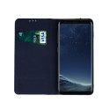 Etui skórzane Smart Pro do Samsung Galaxy S24 FE granatowe
