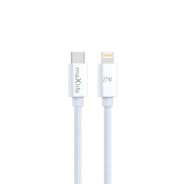 Maxlife kabel MXUC-12 USB-C - Lightning 2,0 m 27W biały