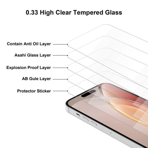 Szkło hartowane 2,5D Premium do Samsung Galaxy S25 kompatybilne z fingerprint