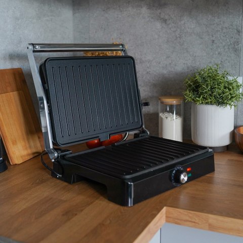 Grill elektryczny Huslog 2200W 34x24 cm z regulacją temp.