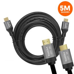 Kabel HDMI-HDMI (v2.1 | 8K | 5 m) czarny