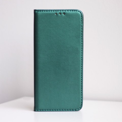 Etui Smart Magnetic do Motorola Moto E15 / G05 ciemnozielone