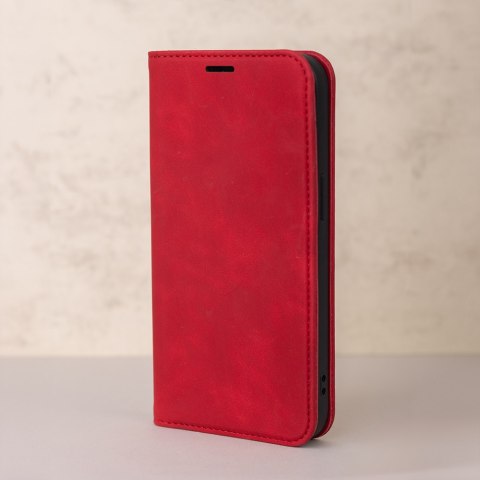 Etui Smart Suede do Samsung Galaxy S25 Ultra czerwone