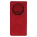 Etui Smart Suede do Xiaomi Redmi 14C 4G/ 14C 5G / Redmi A4 / POCO C75 czerwone