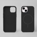 Nakładka Silicone Thin Mag do iPhone 12 / 12 Pro 6,1" czarna