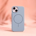 Nakładka Silicone Thin Mag do iPhone 14 6,1" jasnoniebieska