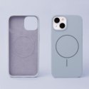 Nakładka Silicone Thin Mag do iPhone 15 Pro 6,1" jasnoniebieska
