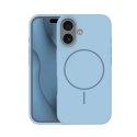 Nakładka Silicone Thin Mag do iPhone 16 6,1" jasnoniebieska