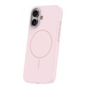 Nakładka Silicone Thin Mag do iPhone 16 Pro Max 6,9" jasnoróżowa