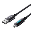 Baseus Lit kabel USB - Lightning 1m 2.4A kosmiczna Czerń