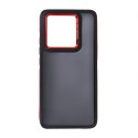 Nakładka Crystal Black do Xiaomi Redmi Note 14 5G (Global) czerwona