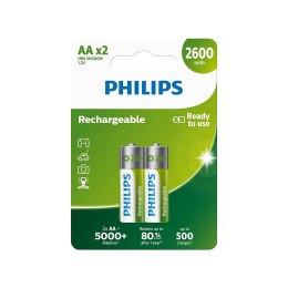 PHILIPS Bateria akumulatorowa AA NiMH 2600mAh 2szt.
