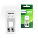PHILIPS Dwukanałowa ładowarka do akumulatorów NiMH USB + 2xAAA 700mAh