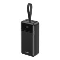 BWOO 65W power bank 30000 mAh 2 x USB-A 1 x USB C z wyświetlaczem lcd czarny