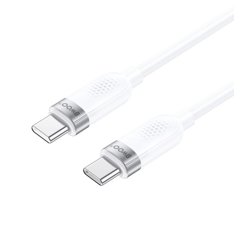 BWOO kabel 65W USB-C - USB-C 1m biały