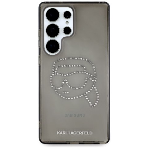 Karl Lagerfeld nakładka HC IML Rhinestones K Head do Samsung Galaxy S25 Ultra czarna
