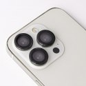 Zestaw szkieł na aparat do Samsung Galaxy S25 Plus czarna ramka (3 sztuki)