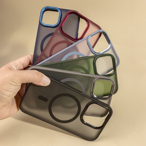 Nakładka Frozen Mag do Samsung Galaxy S25 czerwona