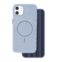 Nakładka Glitter Thin Mag do iPhone 11 niebieska