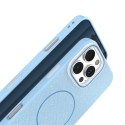 Nakładka Glitter Thin Mag do iPhone 16 Pro 6,3" niebieska