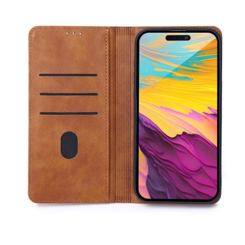 Etui Smart Seam do Samsung Galaxy A55 5G brązowe