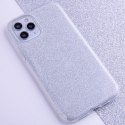 Nakładka Glitter 3w1 do Xiaomi Redmi Note 14 Pro 5G (Global) srebrna