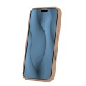 Nakładka Silicone Thin Mag do iPhone 16e / 17e brązowa